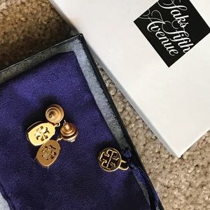 Tory Burch Faux-Pearl & Crystal Drop Earrings